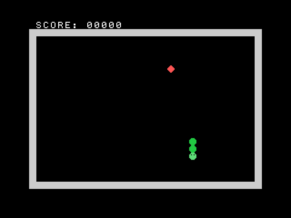 Snake title screen